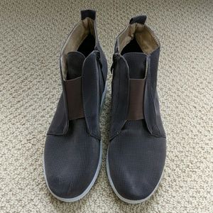 Half off! Price reduced grey suede high tops